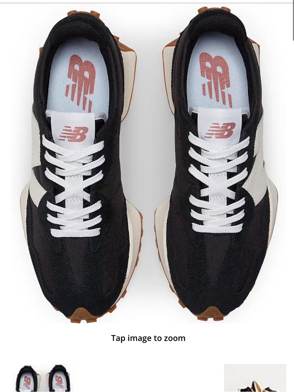 New Balance Women's 327 Sneakers - Black - Picture 2 of 6